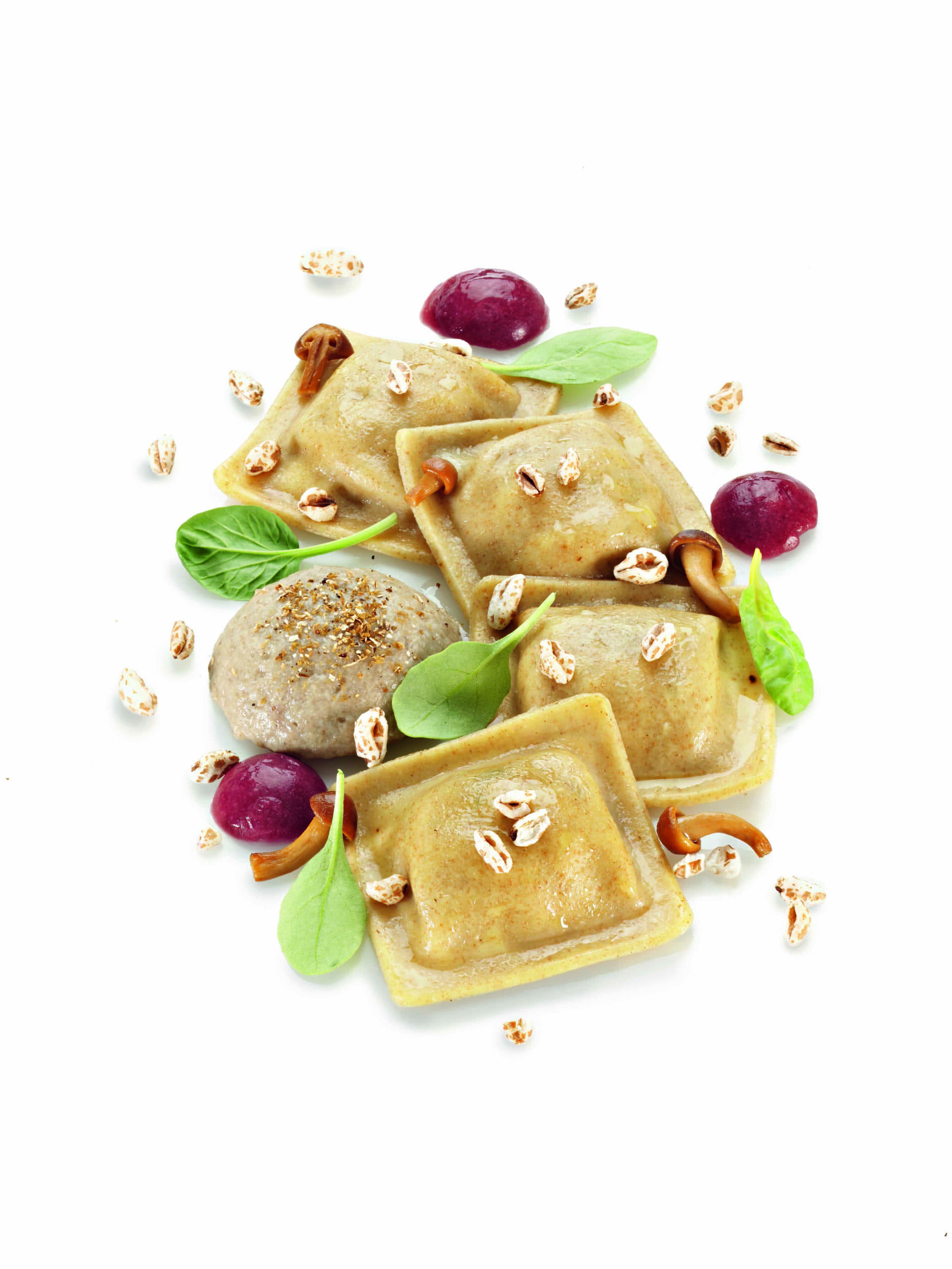 Raviolacci al farro con formaggio e noci sentore d'autunno